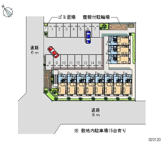 前橋市西片貝町４丁目 月極駐車場